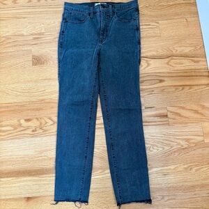 Madewell grey wash Stovepipe jeans